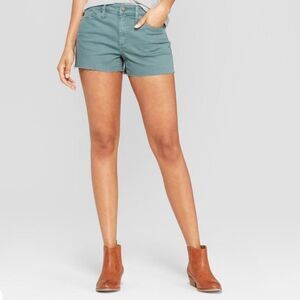 Nwt GREEN UNIVERSAL THREAD SHORTIE SHORTS